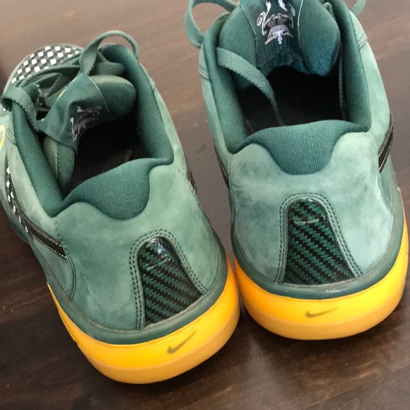 Unreleased Nike Air Force 25 Sample Oregon Ducks Player Exclusive (PE) - Picture 7 of 8